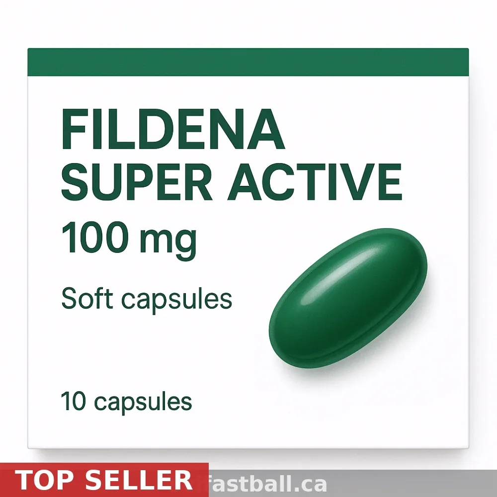 Fildena Super Active (Sildenafil) 100mg — Prescription Capsules in Canada