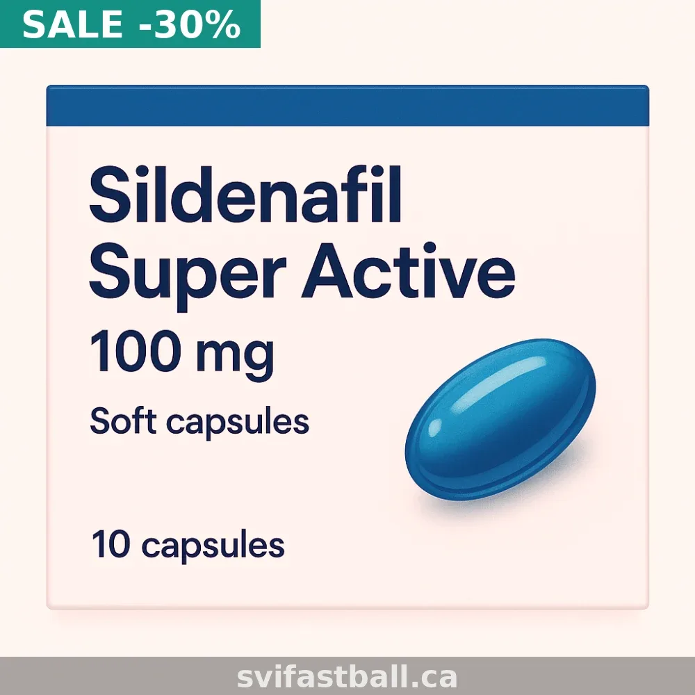 Sildenafil (Viagra Super Active®) — Prescription Capsules in Vancouver